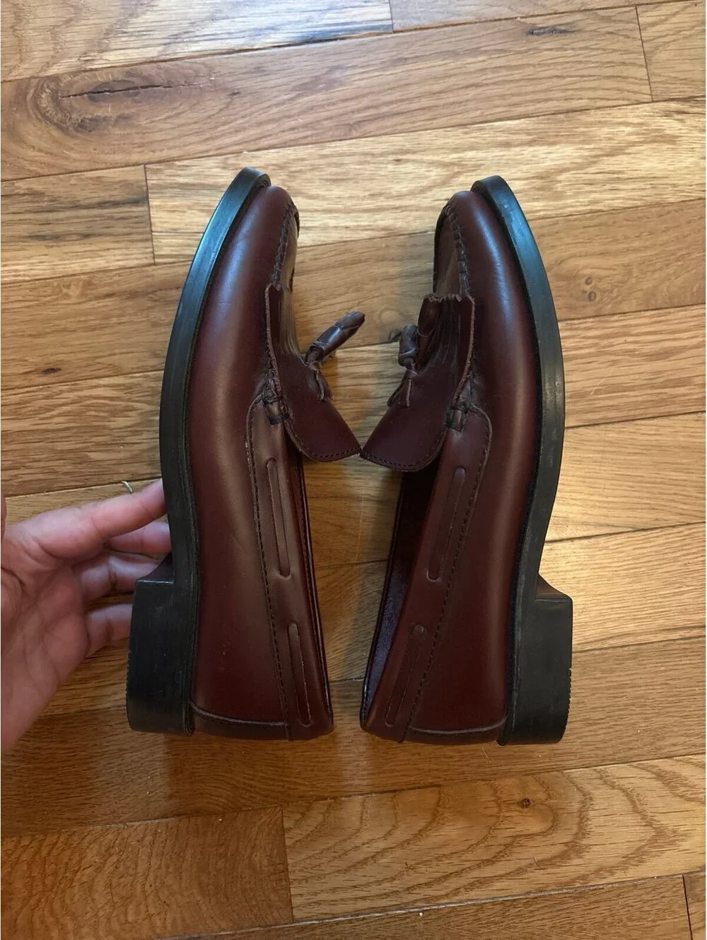 Marietta II Leather Tassel Loafers 7.5 W